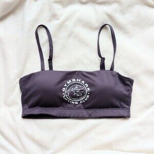 Gymshark Legacy Bandeau Sports Bra S Purple New